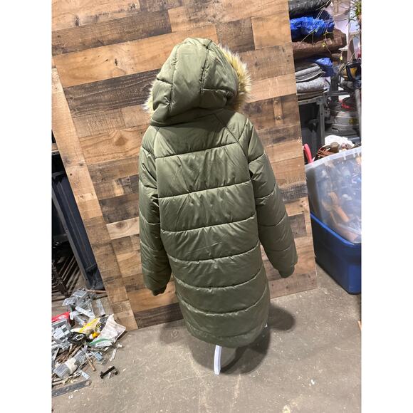 Vans- Green- Long Puffer Coat- Size XL W - Picture 4 of 7